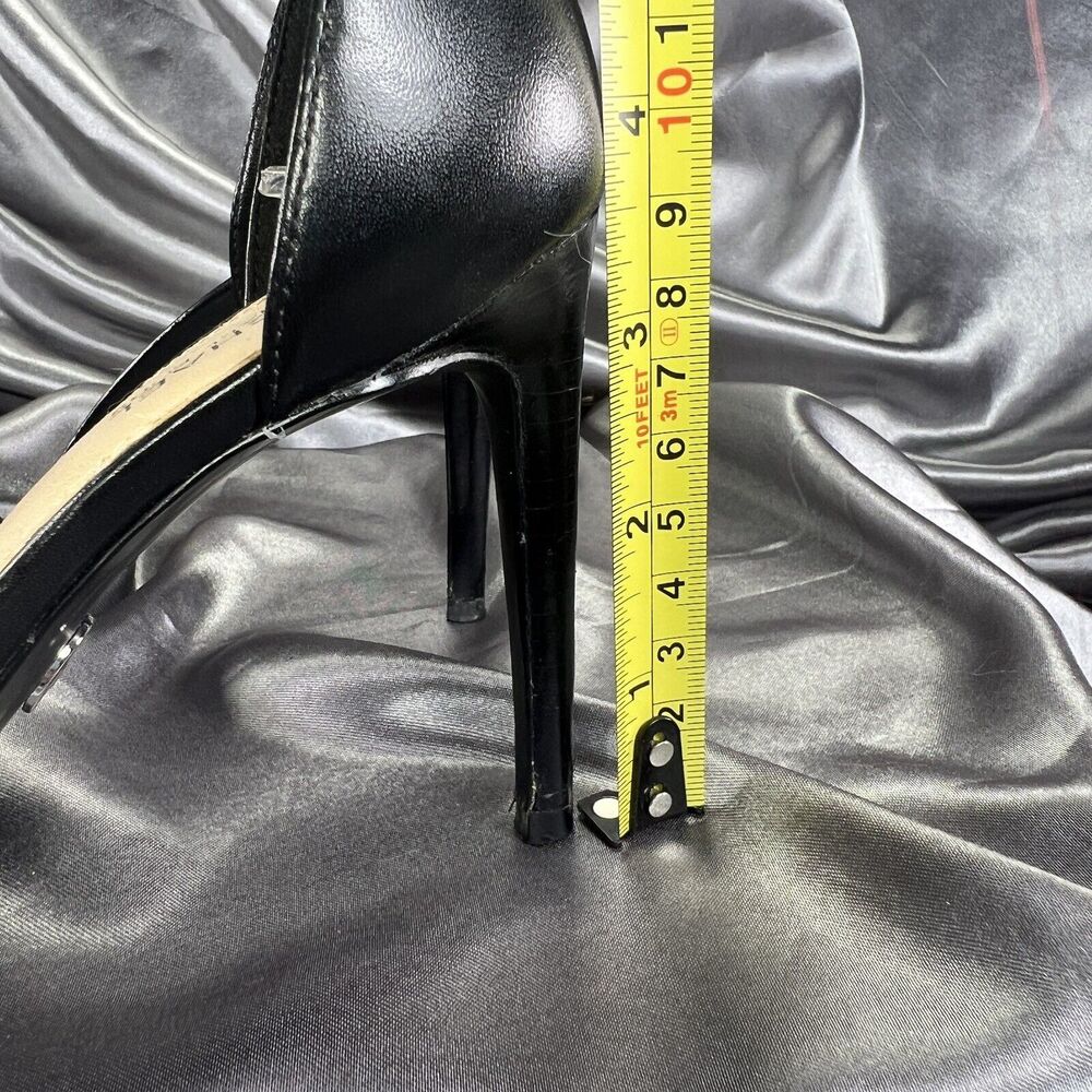 Michael Kors Valencia Studded Stiletto Heels Women's 5.5 Black‎ Silver Worn 2x - Picture 7 of 16